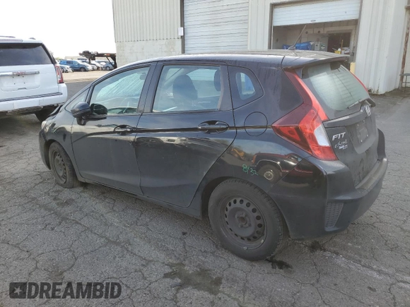 2017 Honda Fit LX with VIN 3HGGK5G55HM701215, listed as a Copart auction lot 50043395 with 186,805 mi miles and Salvage Title. Bid and sale history available at DreamBid. Image 2.