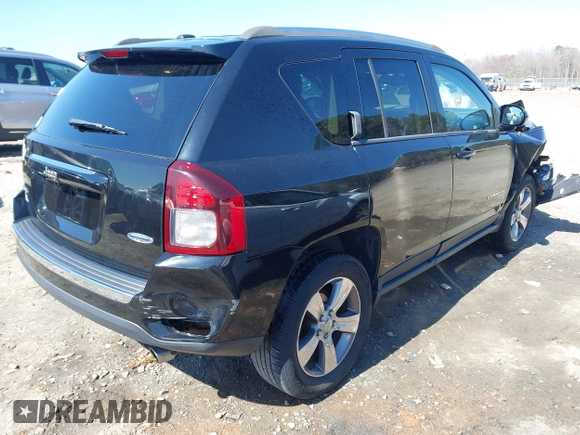 2017 Jeep Compass High Altitude with VIN 1C4NJDEB9HD108724, listed as a IAAI auction lot 41673207 with 87,884 mi miles and . Bid and sale history available at carsss.com. Image 4.