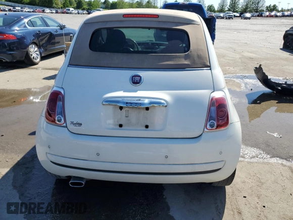 2013 FIAT 500 Pop с VIN 3C3CFFDRXDT647607, выставлен на аукционе Copart как лот 57860045 с пробегом 77 247 миль миль и Чистый • Clean title. История ставок и продаж доступна на DreamBid. Изображение 6.