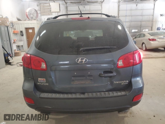 2009 Hyundai Santa Fe SE with VIN 5NMSH73E69H235016, listed as a Copart auction lot 56721295 with 180,214 mi miles and Salvage title. Bid and sale history available at DreamBid. Image 6.