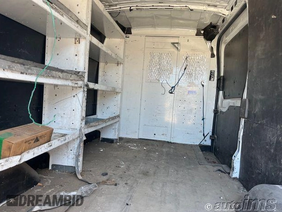 2021 Ford Transit Cargo with VIN 1FTBR1C81MKA05708, listed as a IAAI auction lot 42762772 with 67,631 mi miles and . Bid and sale history available at DreamBid. Image 8.