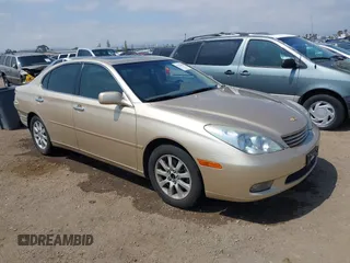 2003 Lexus ES 300 with VIN JTHBF30G430132283, listed as a IAAI auction lot 42172610 with 147,109 mi miles and . Bid and sale history available at DreamBid. Image 1.