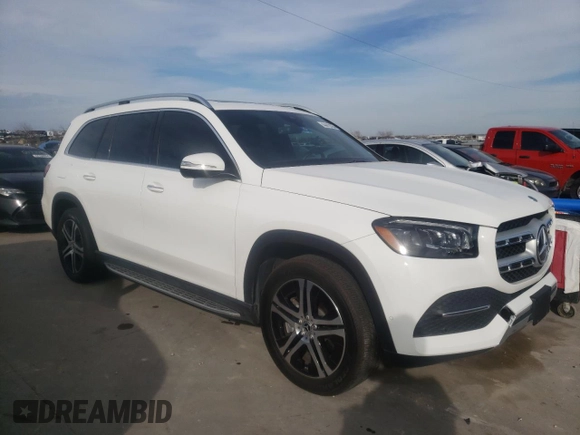2020 Mercedes-Benz GLS 450 with VIN 4JGFF5KEXLA140632, listed as a Copart auction lot 44419354 with 42,952 mi miles and . Bid and sale history available at DreamBid. Image 4.