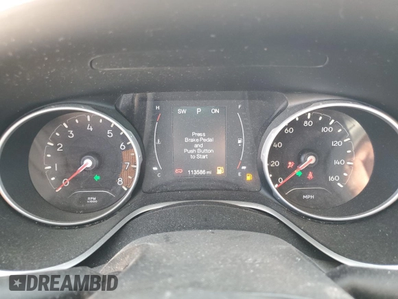 2019 Jeep Compass Latitude with VIN 3C4NJCBB5KT654713, listed as a Copart auction lot 52508305 with 113,586 mi miles and Salvage title. Bid and sale history available at DreamBid. Image 9.