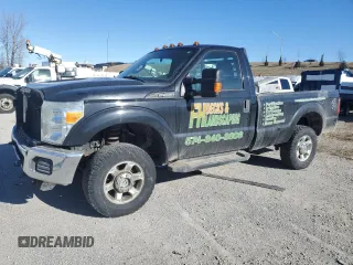 2014 Ford F-350 XL with VIN 1FTRF3B69EEB59330, listed as a Copart auction lot 41978895 with 105,200 mi miles and Salvage title. Bid and sale history available at DreamBid. Image 1.