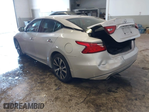 2017 Nissan Maxima Platinum with VIN 1N4AA6AP4HC450539, listed as a IAAI auction lot 41437857 with 53,555 mi miles and . Bid and sale history available at DreamBid. Image 3.
