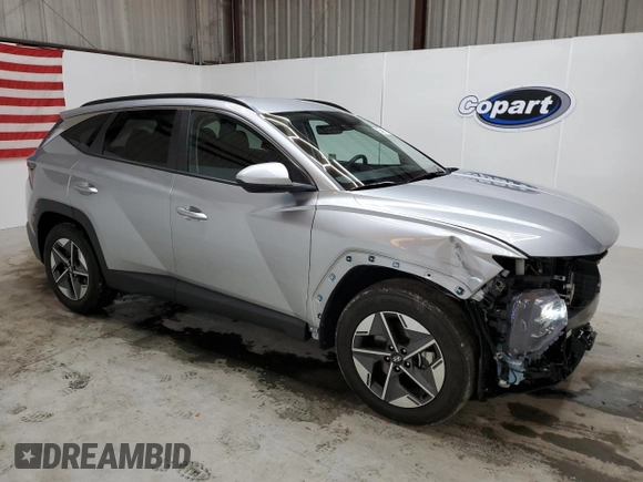 2025 Hyundai Tucson SEL with VIN 5NMJB3DE0SH480811, listed as a Copart auction lot 54133065 with 11,105 mi miles and Clean Title. Bid and sale history available at carsss.com. Image 4.