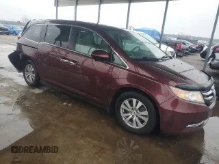2016 Honda Odyssey EX-L with VIN 5FNRL5H65GB045564, listed as a Copart auction lot 46044735 with 322,541 mi miles and Salvage Title. Bid and sale history available at DreamBid. Image 4.