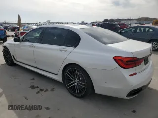 2019 BMW 7 Series 750i with VIN WBA7F0C59KGM24241, listed as a Copart auction lot 45171345 with 60,443 mi miles and Salvage title. Bid and sale history available at DreamBid. Image 2.