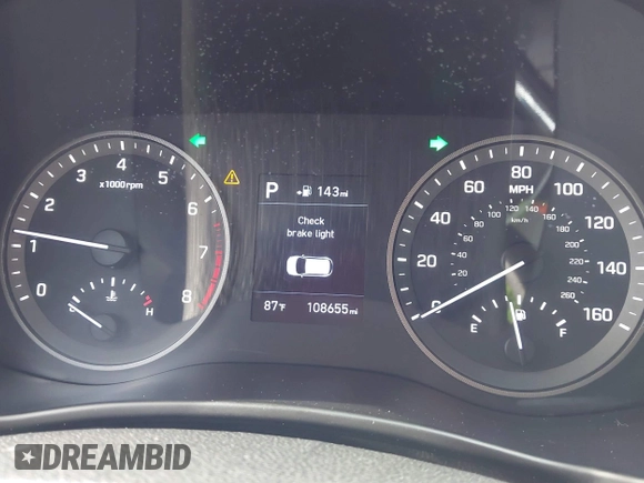 2020 Hyundai Tucson SE z VIN KM8J2CA4XLU159781, wystawiony jako IAAI lot #42170758 z przebiegiem 108 655 mil mil oraz . Historia ofert i sprzedaży dostępna na DreamBid. Obrazek 7.