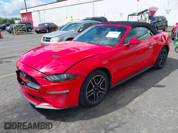 2022 Ford Mustang EcoBoost z VIN 1FATP8UH2N5124679, wystawiony jako IAAI lot #42271957 z przebiegiem 44 470 mil mil oraz . Historia ofert i sprzedaży dostępna na DreamBid. Obrazek 18.
