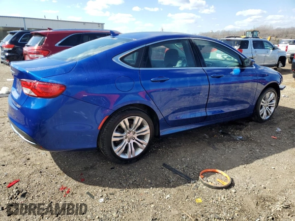 2016 Chrysler 200 Limited with VIN 1C3CCCAB8GN146587, listed as a Copart auction lot 50133145 with 56,763 mi miles and Salvage Title. Bid and sale history available at carsss.com. Image 3.
