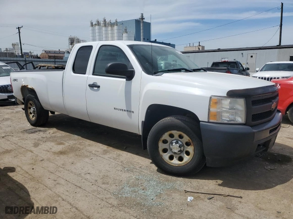 2011 Chevrolet Silverado 1500 Work Truck with VIN 1GCRKPE07BZ418623, listed as a Copart auction lot 61237284 with 138,626 mi miles and Salvage Title. Bid and sale history available at carsss.com. Image 4.