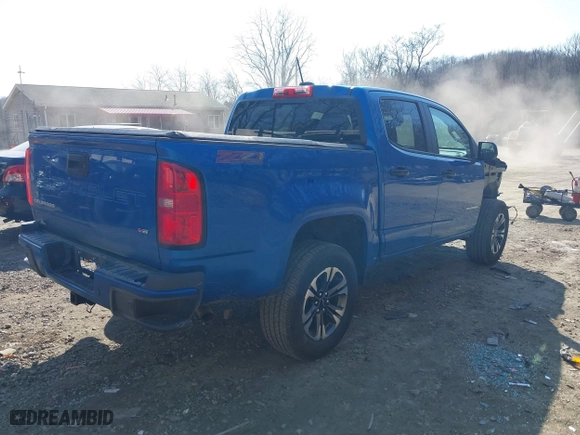 2021 Chevrolet Colorado 4WD Z71 with VIN 1GCGTDEN7M1280209, listed as a IAAI auction lot 41779245 with 48,094 mi miles. Bid and sale history available at carsss.com. Image 4.