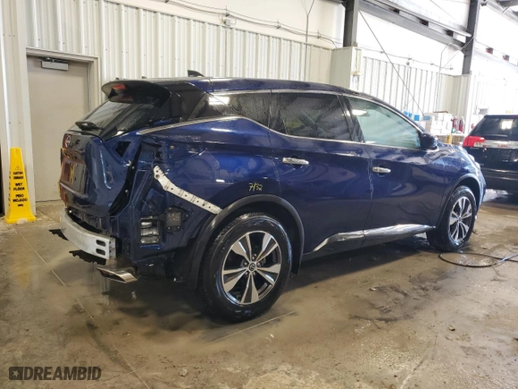 2023 Nissan Murano S with VIN 5N1AZ2AJ9PC124298, listed as a Copart auction lot 48631055 with 66,445 mi miles and Clean Title. Bid and sale history available at carsss.com. Image 3.