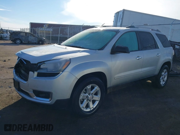 2015 GMC Acadia SLE with VIN 1GKKRNED1FJ294538, listed as a IAAI auction lot 41630960 with 42,934 mi miles and . Bid and sale history available at DreamBid. Image 2.