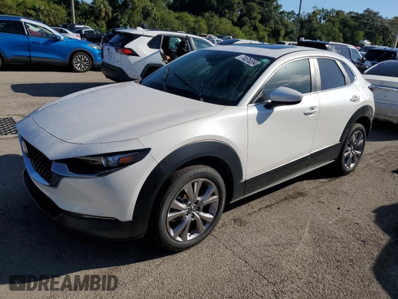 2021 Mazda CX-30 Preferred with VIN 3MVDMACL4MM203587, listed as a Copart auction lot 74572694 with Not Provided miles and Salvage Title. Bid and sale history available at DreamBid. Image 1.