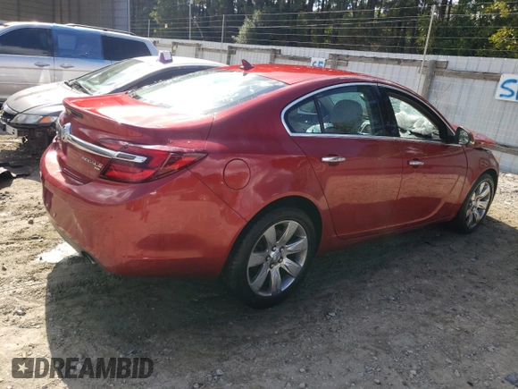 2014 Buick Regal Premium I with VIN 2G4GP5EX6E9305864, listed as a Copart auction lot 74275554 with Not Provided miles and Salvage Title. Bid and sale history available at DreamBid. Image 3.