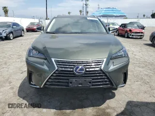 2021 Lexus NX 300h with VIN JTJGJRDZ7M2155967, listed as a Copart auction lot 52143315 with 22,830 mi miles and Salvage Title. Bid and sale history available at DreamBid. Image 5.