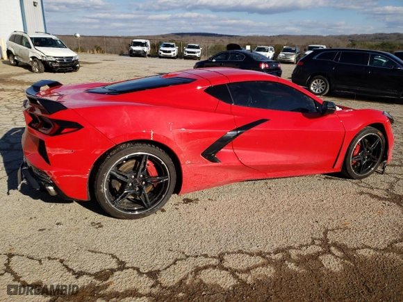 2021 Chevrolet Corvette 2LT with VIN 1G1YB2D45M5114373, listed as a Copart auction lot 45859665 with 40,674 mi miles and Salvage Title. Bid and sale history available at carsss.com. Image 3.