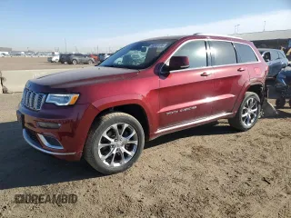 2019 Jeep Grand Cherokee Summit with VIN 1C4RJFJT3KC531792, listed as a Copart auction lot 46883195 with 51,955 mi miles and Salvage Title. Bid and sale history available at carsss.com. Image 1.