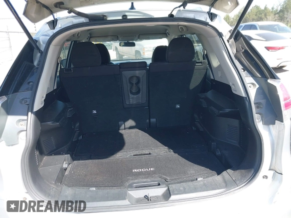 2015 Nissan Rogue SV with VIN KNMAT2MV7FP542872, listed as a IAAI auction lot 42014716 with 134,240 mi miles and . Bid and sale history available at DreamBid. Image 18.
