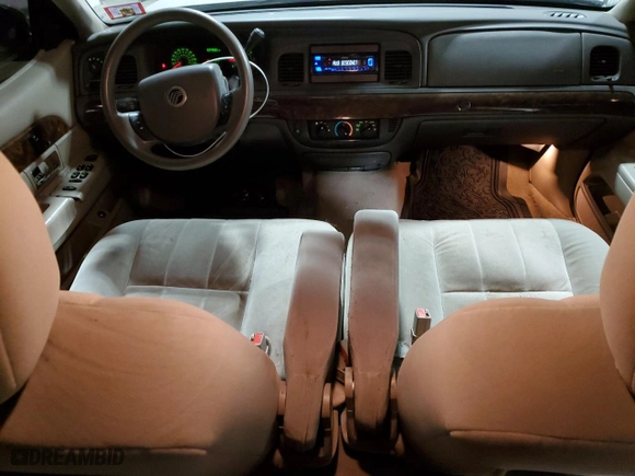 2006 Mercury Grand Marquis GS with VIN 2MEFM74W16X601285, listed as a Copart auction lot 47640505 with 80,986 mi miles and Salvage Title. Bid and sale history available at carsss.com. Image 8.