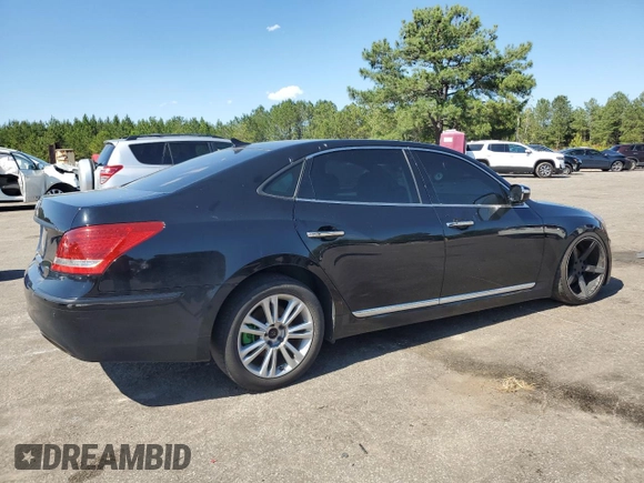 2013 Hyundai Equus Signature with VIN KMHGH4JH1DU063847, listed as a Copart auction lot 58177565 with 121,715 mi miles and Clean title. Bid and sale history available at DreamBid. Image 3.
