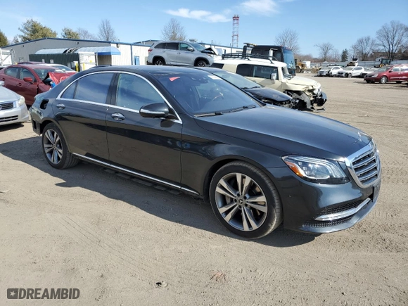 2019 Mercedes-Benz S-Class S 450 with VIN WDDUG6EB8KA440903, listed as a Copart auction lot 46684385 with 30,969 mi miles and Salvage Title. Bid and sale history available at carsss.com. Image 4.