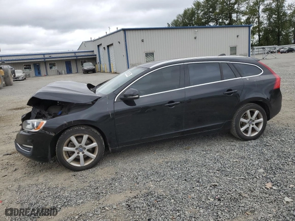 2016 Volvo V60 T5 Drive-E Premier with VIN YV140MEK2G1287763, listed as a Copart auction lot 64297004 with 145,377 mi miles and Salvage Title. Bid and sale history available at carsss.com. Image 1.