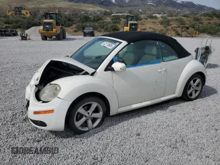 2007 Volkswagen Beetle Triple White with VIN 3VWFF31Y07M417301, listed as a Copart auction lot 53110605 with Not Provided miles and Salvage Title. Bid and sale history available at DreamBid. Image 1.