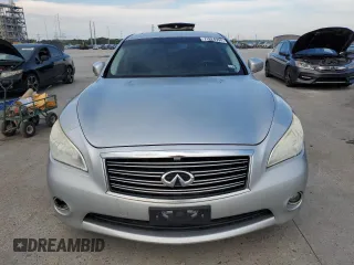 2013 Infiniti M37 with VIN JN1BY1AR7DM604599, listed as a Copart auction lot 71824994 with 0 mi miles and Salvage Title. Bid and sale history available at carsss.com. Image 5.
