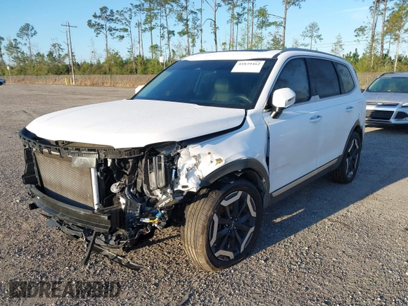 2023 Kia Telluride S with VIN 5XYP64GC8PG327724, listed as a IAAI auction lot 41839462 with 26,891 mi miles and . Bid and sale history available at carsss.com. Image 2.