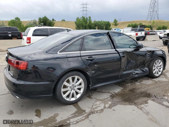 2016 Audi A6 3.0T Prestige with VIN WAUHGBFC3GN014643, listed as a Copart auction lot 66584134 with 47,456 mi miles and Salvage Title. Bid and sale history available at carsss.com. Image 3.