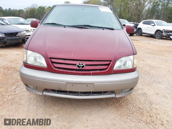 2002 Toyota Sienna LE with VIN 4T3ZF13C12U437425, listed as a IAAI auction lot 41157987 with 200,309 mi miles. Bid and sale history available at carsss.com. Image 6.