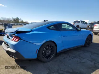 2024 Ford Mustang EcoBoost with VIN 1FA6P8TH3R5135243, listed as a Copart auction lot 48331635 with 9,660 mi miles and Salvage Title. Bid and sale history available at carsss.com. Image 3.