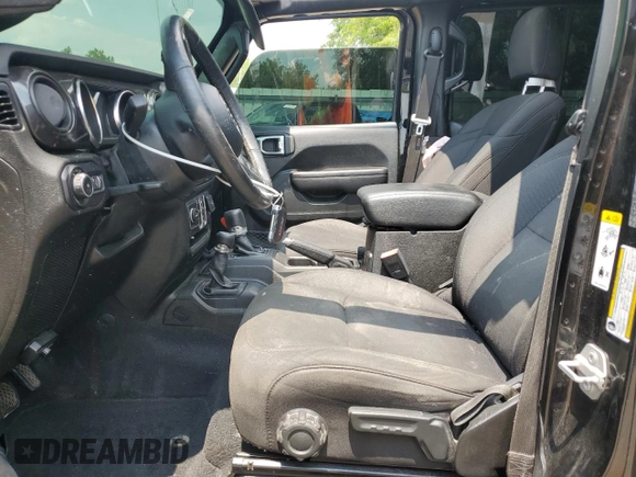 2020 Jeep Wrangler Unlimited Sport Altitude with VIN 1C4HJXDG2LW102854, listed as a Copart auction lot 60245695 with 134,575 mi miles and Non repairable. Bid and sale history available at DreamBid. Image 7.