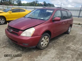 2006 Kia Sedona LX with VIN KNDMB233066086431, listed as a Copart auction lot 63221294 with 181,290 mi miles and Clean Title. Bid and sale history available at carsss.com. Image 1.