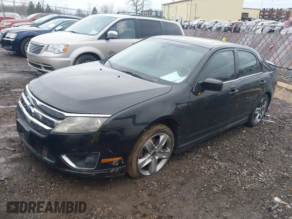 2010 Ford Fusion SPORT with VIN 3FAHP0DC4AR130356, listed as a IAAI auction lot 41724881 with 155,285 mi miles. Bid and sale history available at carsss.com. Image 2.