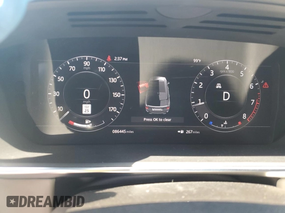 2019 Land Rover Range Rover Sport Dynamic z VIN SALWR2RE0KA848234, wystawiony jako Copart lot #58198605 z przebiegiem 86 445 mil mil oraz Szkoda całkowita • Salvage title. Historia ofert i sprzedaży dostępna na DreamBid. Obrazek 9.