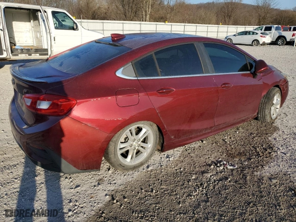 2016 Chevrolet Cruze LT with VIN 1G1BE5SM1G7265480, listed as a Copart auction lot 48667355 with 119,251 mi miles and Salvage Title. Bid and sale history available at carsss.com. Image 3.