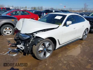 2024 BMW i4 xDrive40 with VIN WBY83FB0XRFS41891, listed as a IAAI auction lot 41630295 with 7,287 mi miles. Bid and sale history available at carsss.com. Image 20.