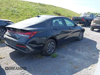 2024 Hyundai Elantra SEL with VIN KMHLM4DG8RU707705, listed as a IAAI auction lot 41523436 with 17,494 mi miles and . Bid and sale history available at DreamBid. Image 4.