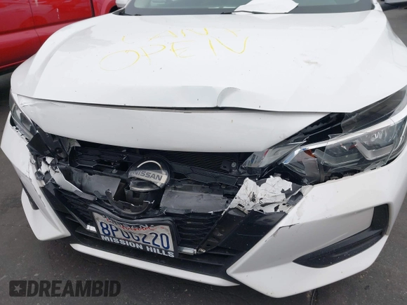 2020 Nissan Sentra SV z VIN 3N1AB8CV6LY217702, wystawiony jako IAAI lot #42151477 z przebiegiem 45 109 mil mil oraz . Historia ofert i sprzedaży dostępna na DreamBid. Obrazek 12.