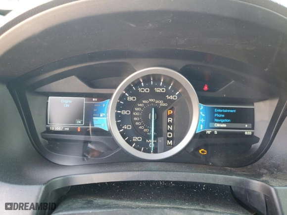 2013 Ford Explorer Sport with VIN 1FM5K8GT1DGC43338, listed as a Copart auction lot 57939184 with 191,667 mi miles and Clean Title. Bid and sale history available at carsss.com. Image 9.