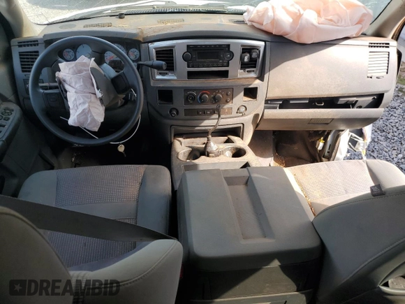 2008 Dodge Ram 2500 SLT with VIN 3D7KR28A48G105693, listed as a Copart auction lot 76338284 with 0 mi miles and Salvage Title. Bid and sale history available at carsss.com. Image 8.