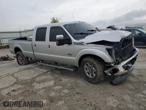 2014 Ford F-350 XLT with VIN 1FT8W3BTXEEA83246, listed as a Copart auction lot 56888075 with 188,928 mi miles and Salvage title. Bid and sale history available at DreamBid. Image 4.