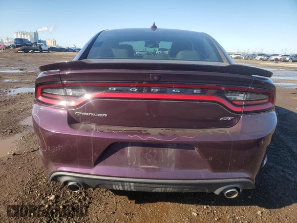 2021 Dodge Charger GT with VIN 2C3CDXHG4MH606094, listed as a Copart auction lot 49295035 with 31,983 mi miles and Salvage Title. Bid and sale history available at DreamBid. Image 6.