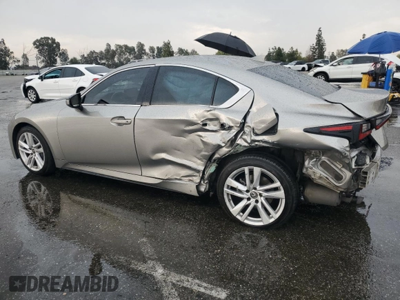 2021 Lexus IS 300 z VIN JTHA81F20M5043546, wystawiony jako Copart lot #59564445 z przebiegiem 60 471 mil mil oraz Szkoda całkowita • Salvage title. Historia ofert i sprzedaży dostępna na DreamBid. Obrazek 2.