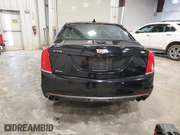 2016 Cadillac CT6 Premium Luxury AWD with VIN 1G6KF5RS2GU153008, listed as a Copart auction lot 50318875 with 124,138 mi miles and Non repairable. Bid and sale history available at DreamBid. Image 6.